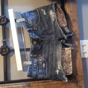 American eagle jean shorts